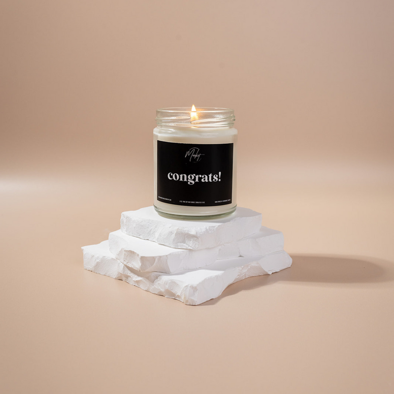 CONGRATS -  SOY CANDLE
