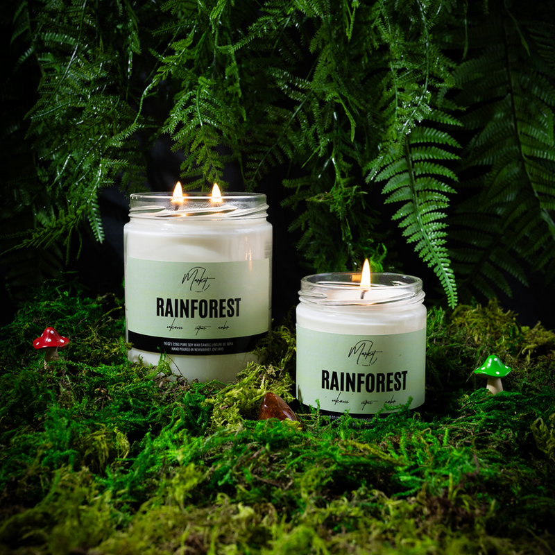 BOUGIE DE SOJA FORÊT TROPICALE