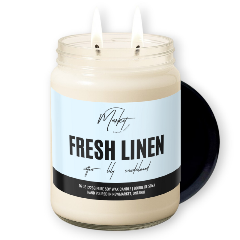 BOUGIE DE SOJA AU LINGE FRAIS