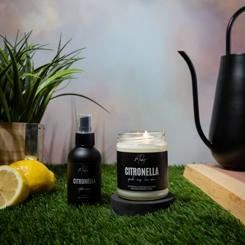 BOUGIE DE SOJA À LA CITRONNELLE
