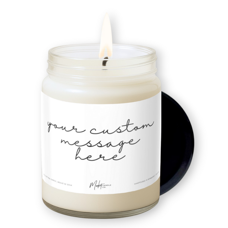 CUSTOM MATTE LABEL - SOY CANDLE