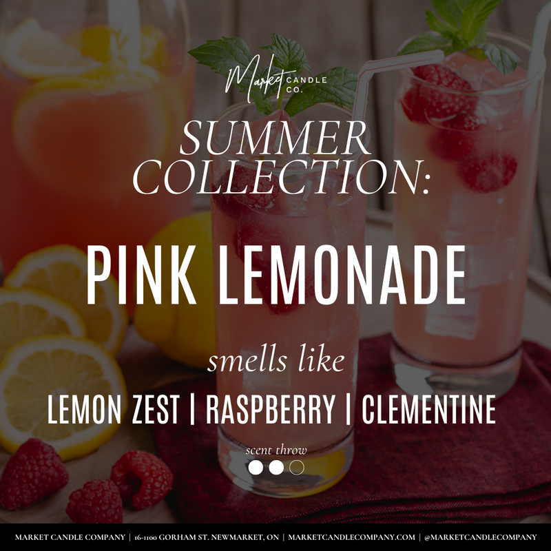 BOUGIE DE SOJA À LA LIMONADE ROSE