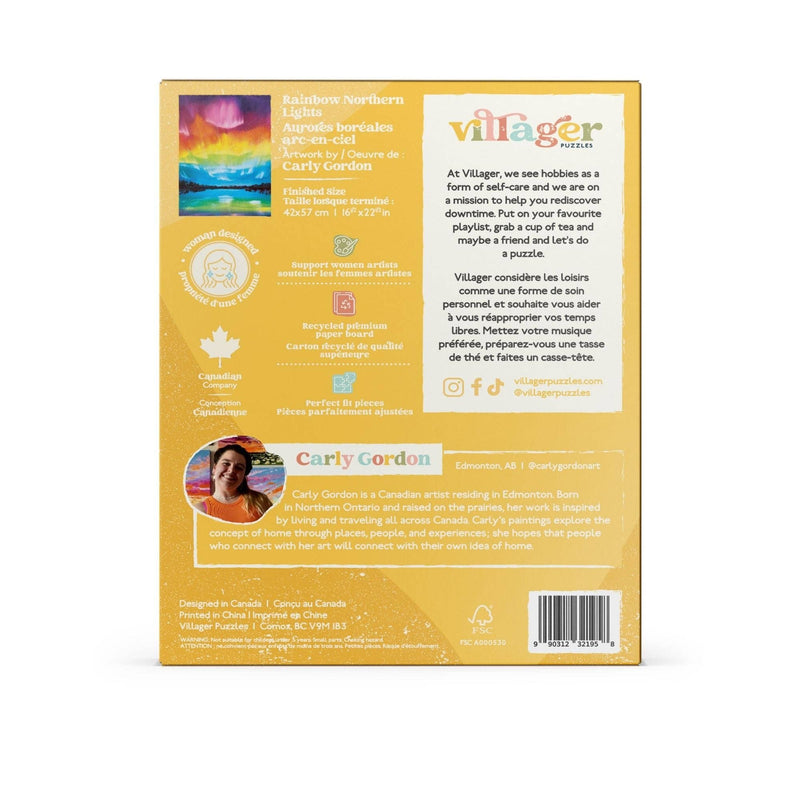 RAINBOW NORTHERN LIGHTS - VILLAGER PUZZLES