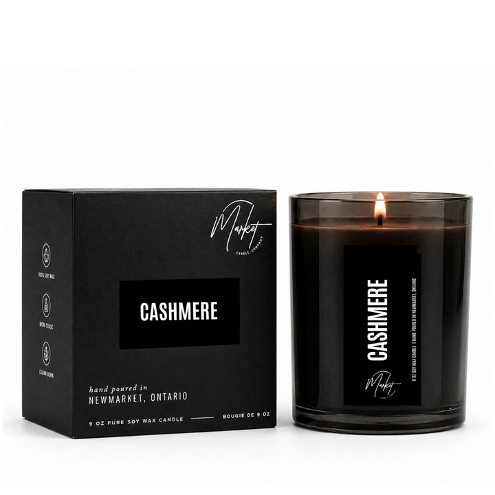 CASHMERE SOY WAX CANDLE - LUXE VESSEL WITH BOX