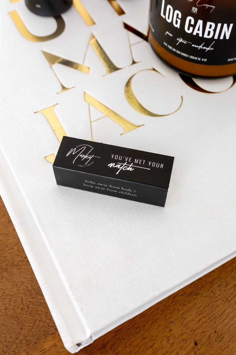 BLACK TIPPED MATCHES - MINI BOX