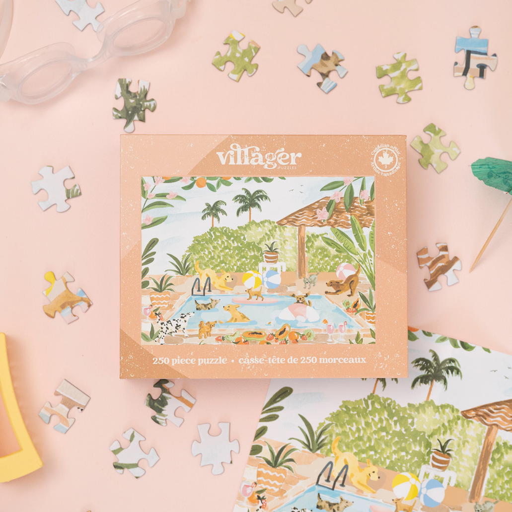 POOL PARTY - 250 PIECE VILLAGER PUZZLE