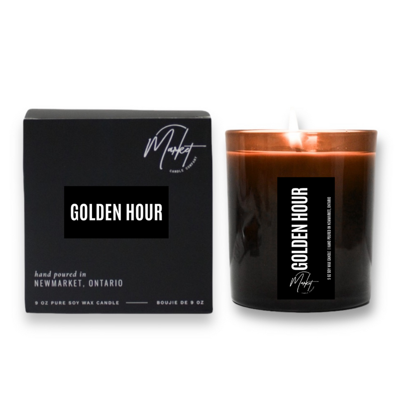 GOLDEN HOUR  SOY WAX CANDLE - LUXE VESSEL WITH BOX