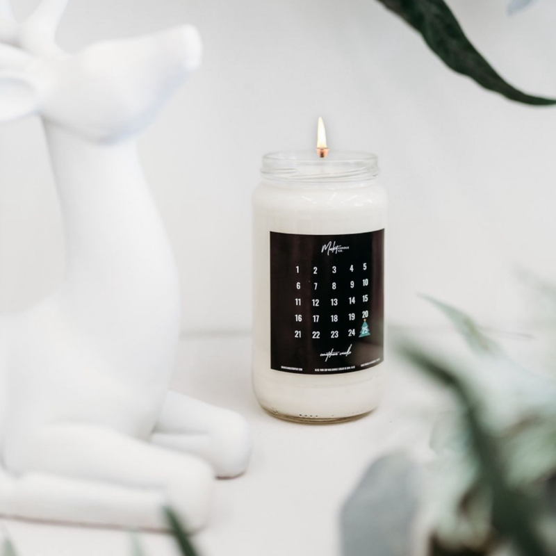 CHRISTMAS COUNTDOWN SOY CANDLE