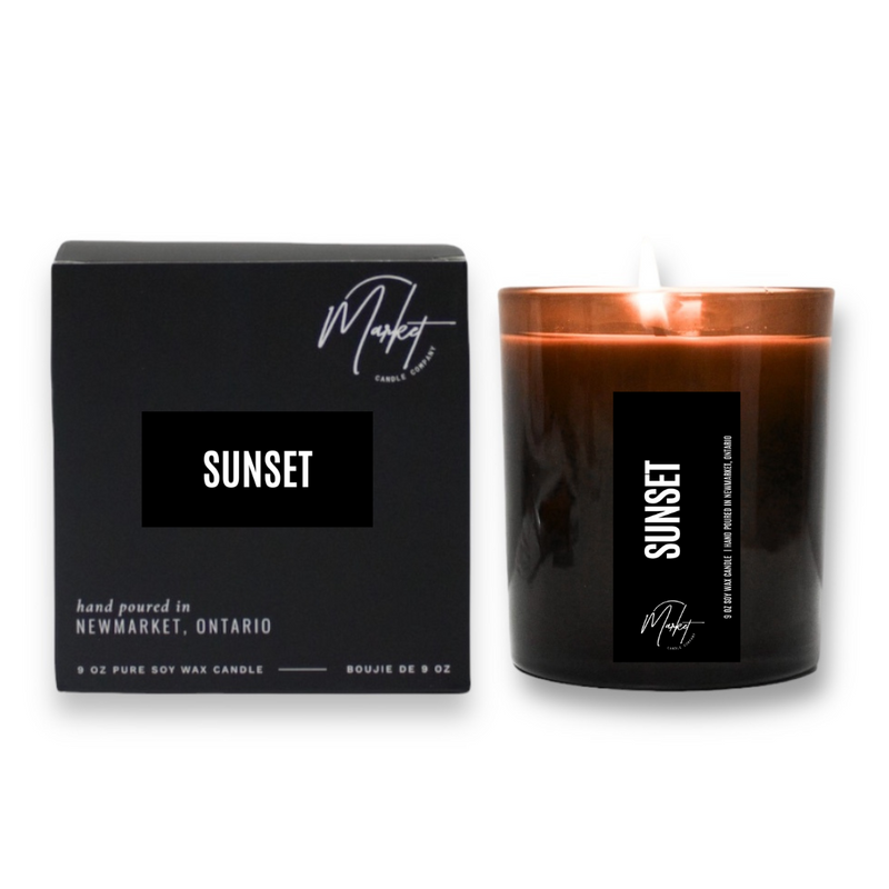 SUNSET SOY WAX CANDLE - NEW VESSEL