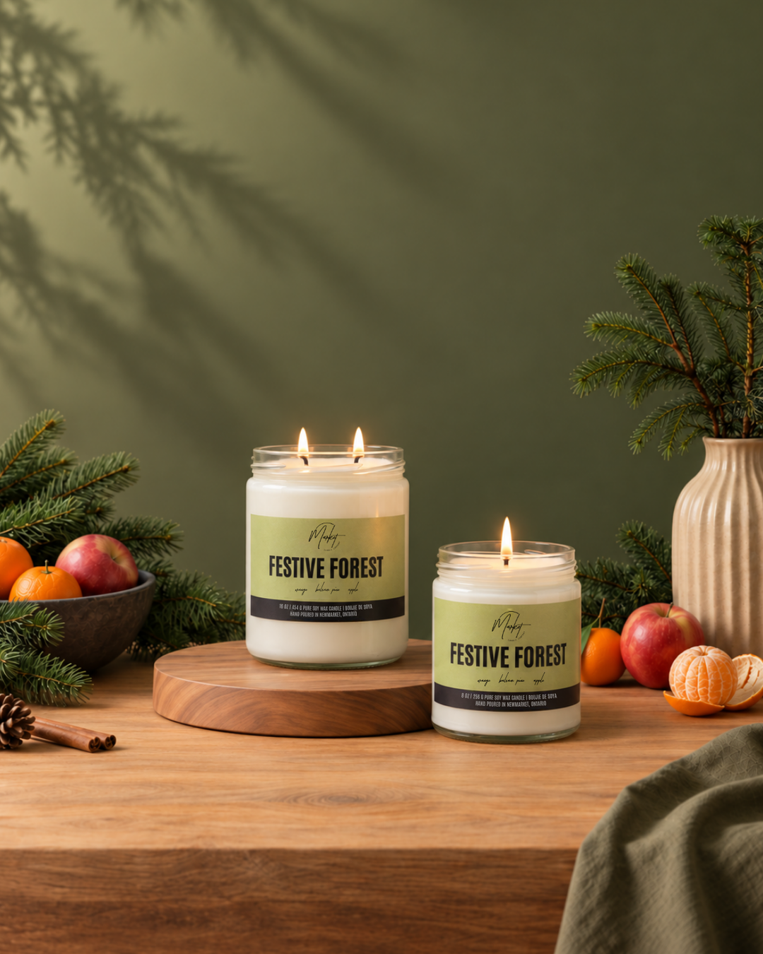 FESTIVE FOREST SOY CANDLE