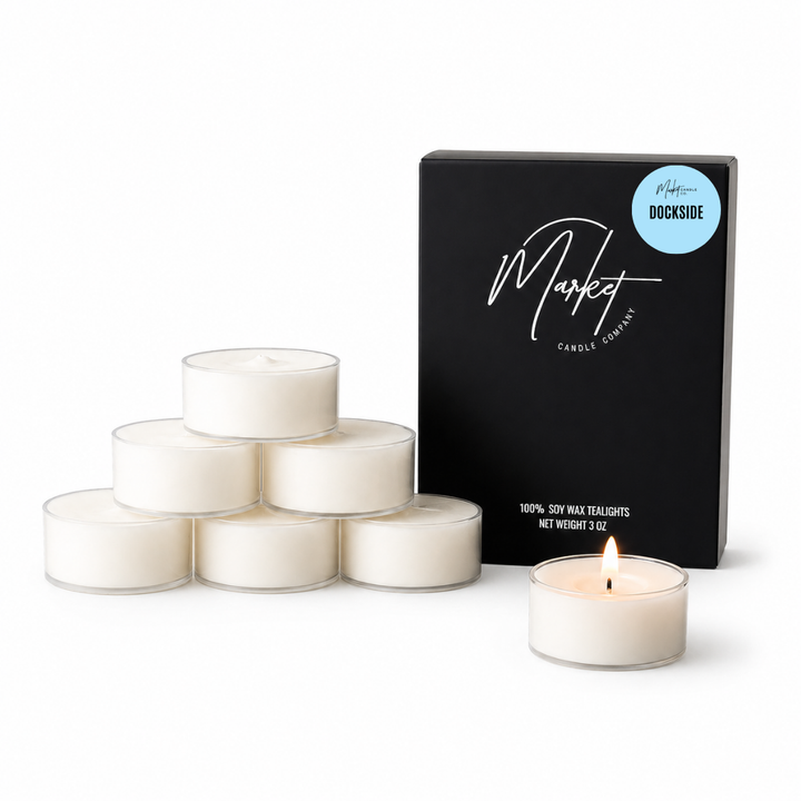 DOCKSIDE SOY TEALIGHTS - 6 PACK
