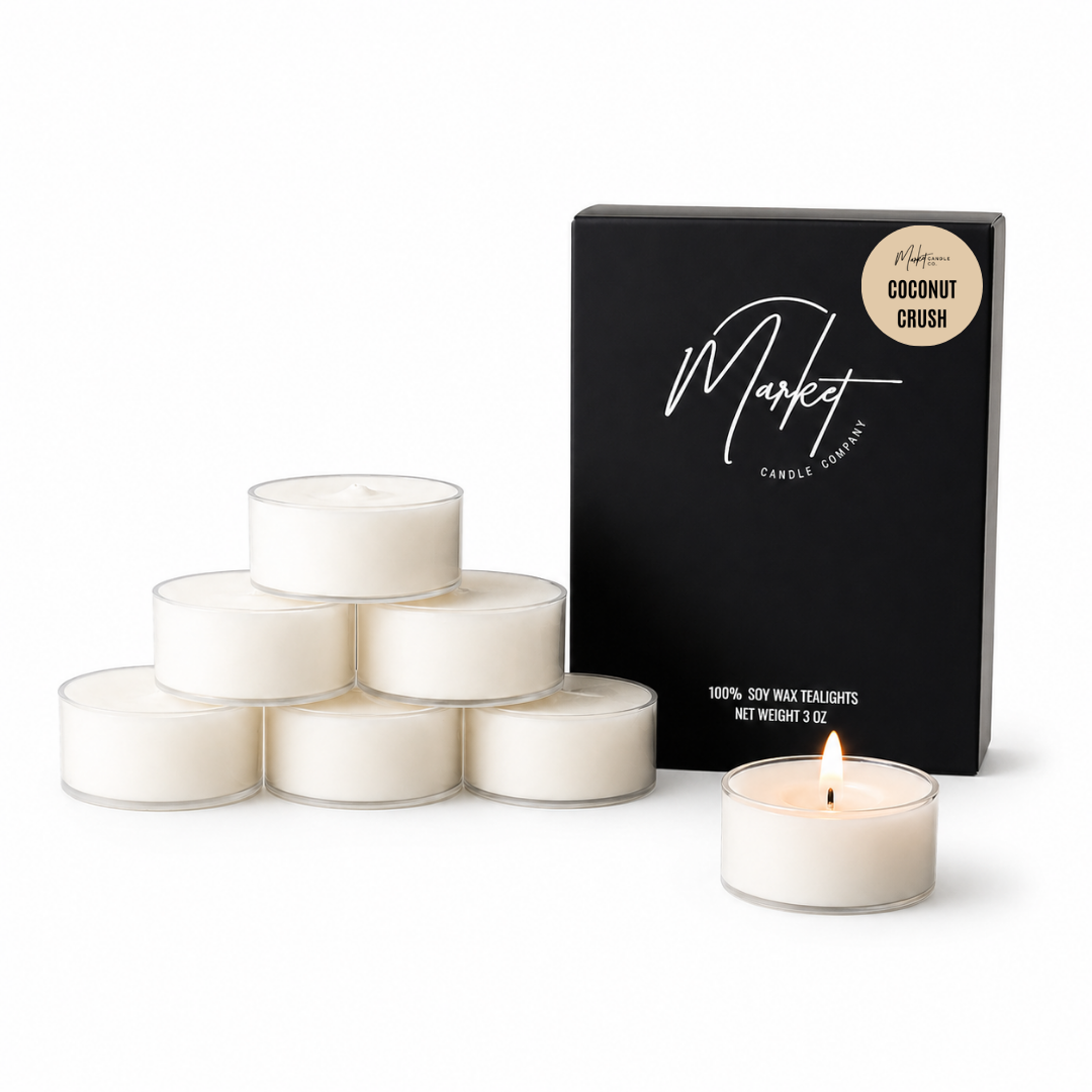 COCONUT CRUSH SOY TEALIGHTS - 6 PACK