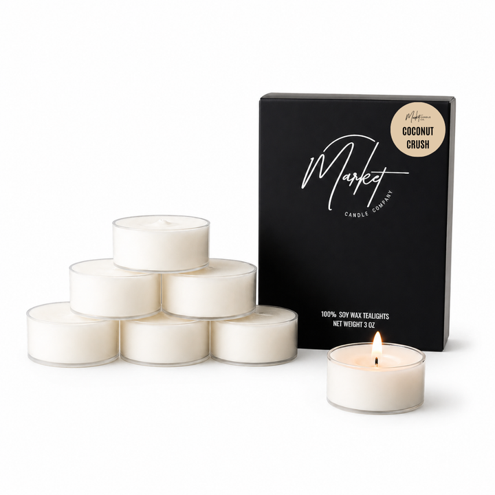 COCONUT CRUSH SOY TEALIGHTS - 6 PACK
