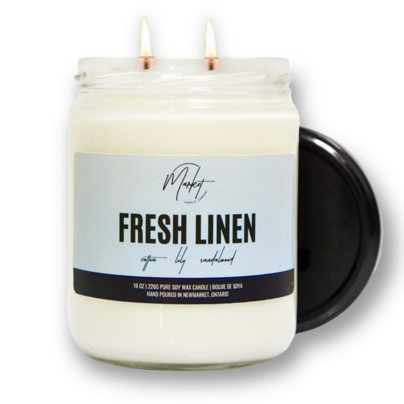 FRESH LINEN SOY CANDLE