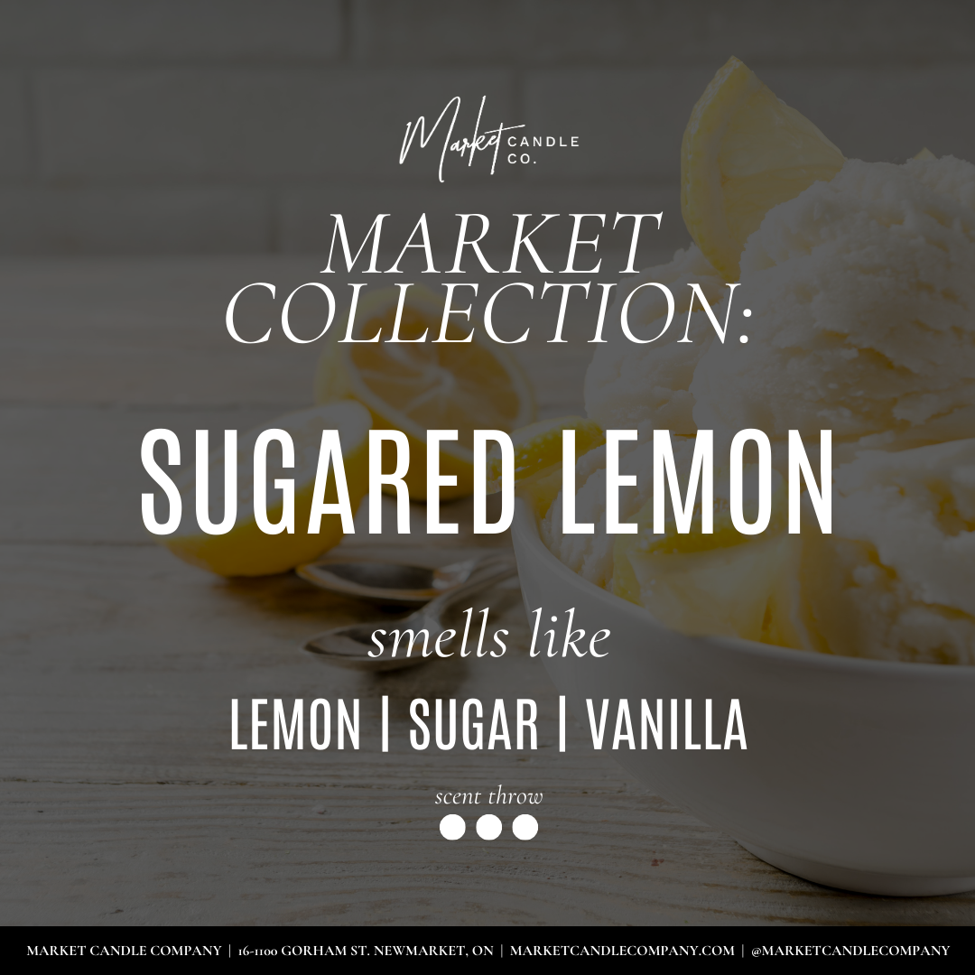SUGARED LEMON SOY CANDLE - FINAL POUR
