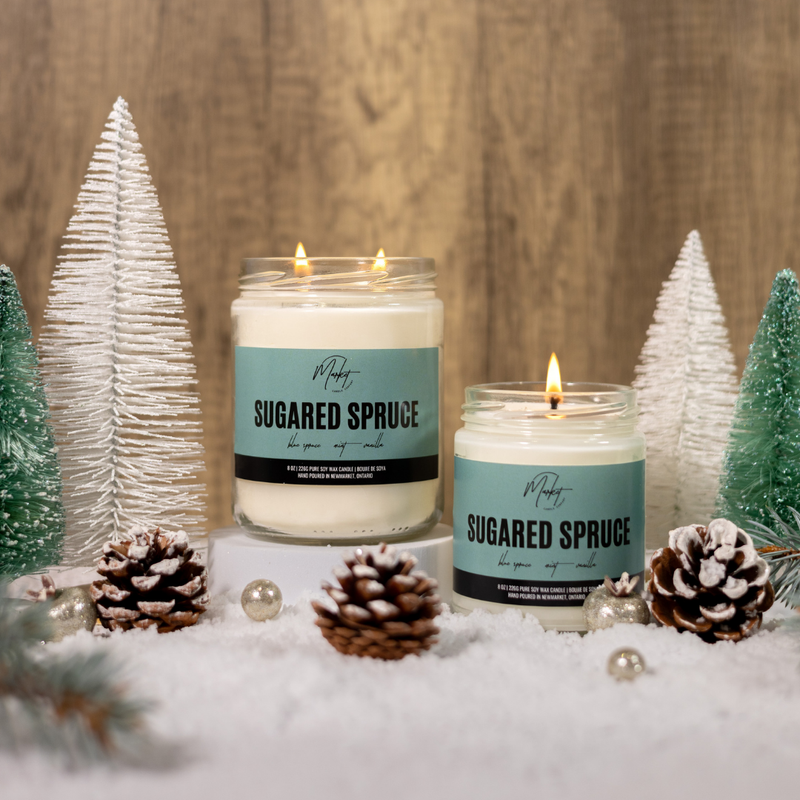 SUGARED SPRUCE SOY CANDLE