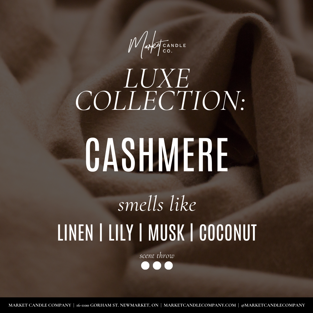 CASHMERE SOY WAX CANDLE - LUXE VESSEL WITH BOX