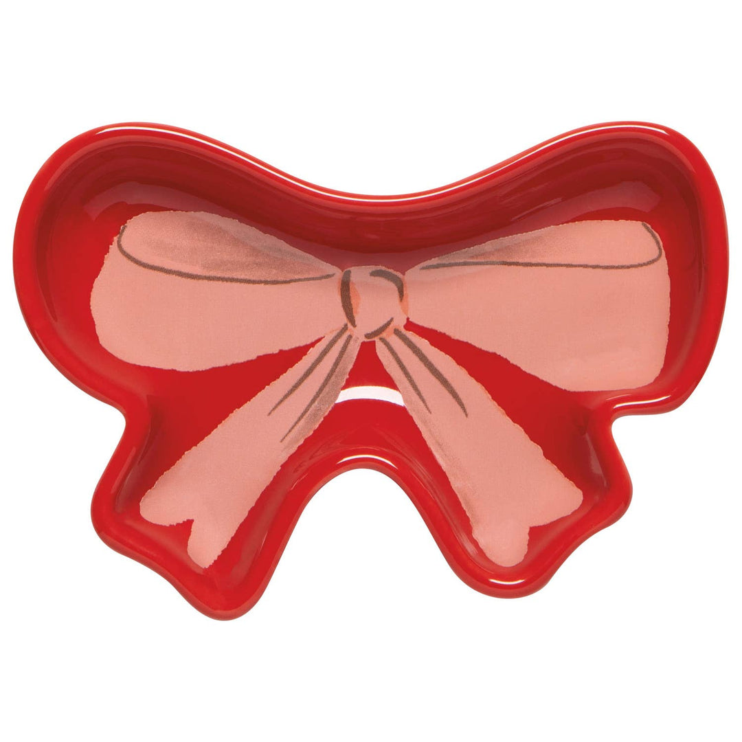 PINK BOWS DISH SET OF 3