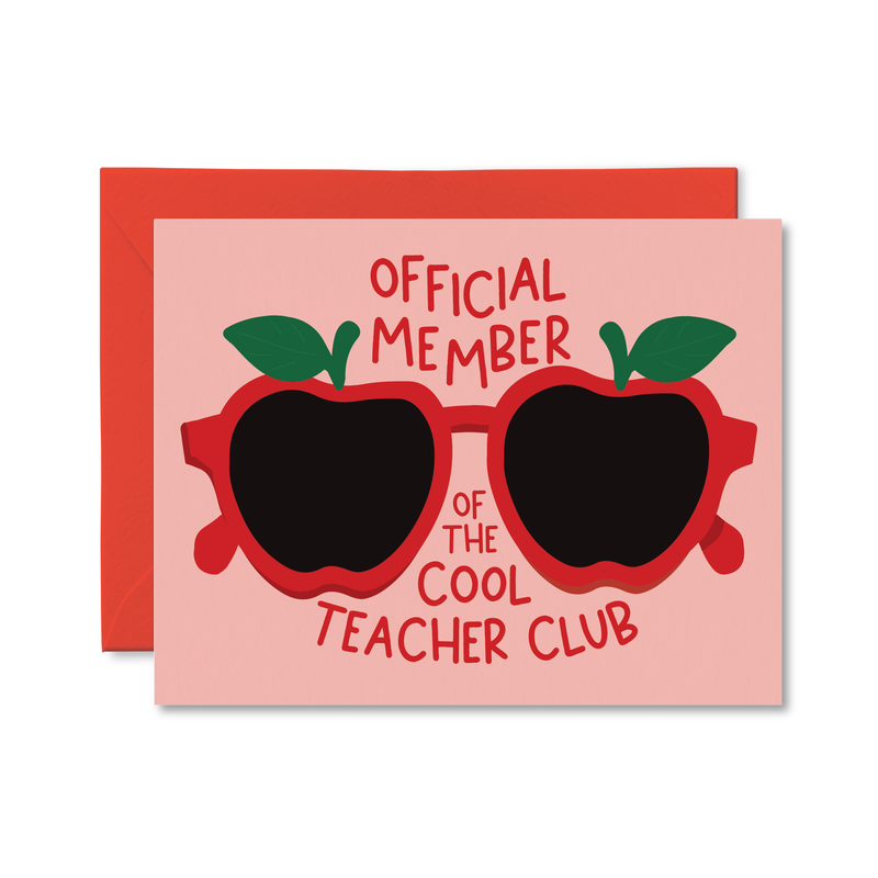 COOL TEACHER CLUB CARD