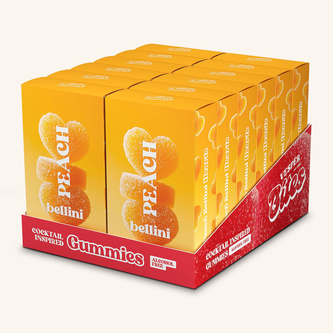 PEACH BELLINI GUMMIES (ALCOHOL FREE)