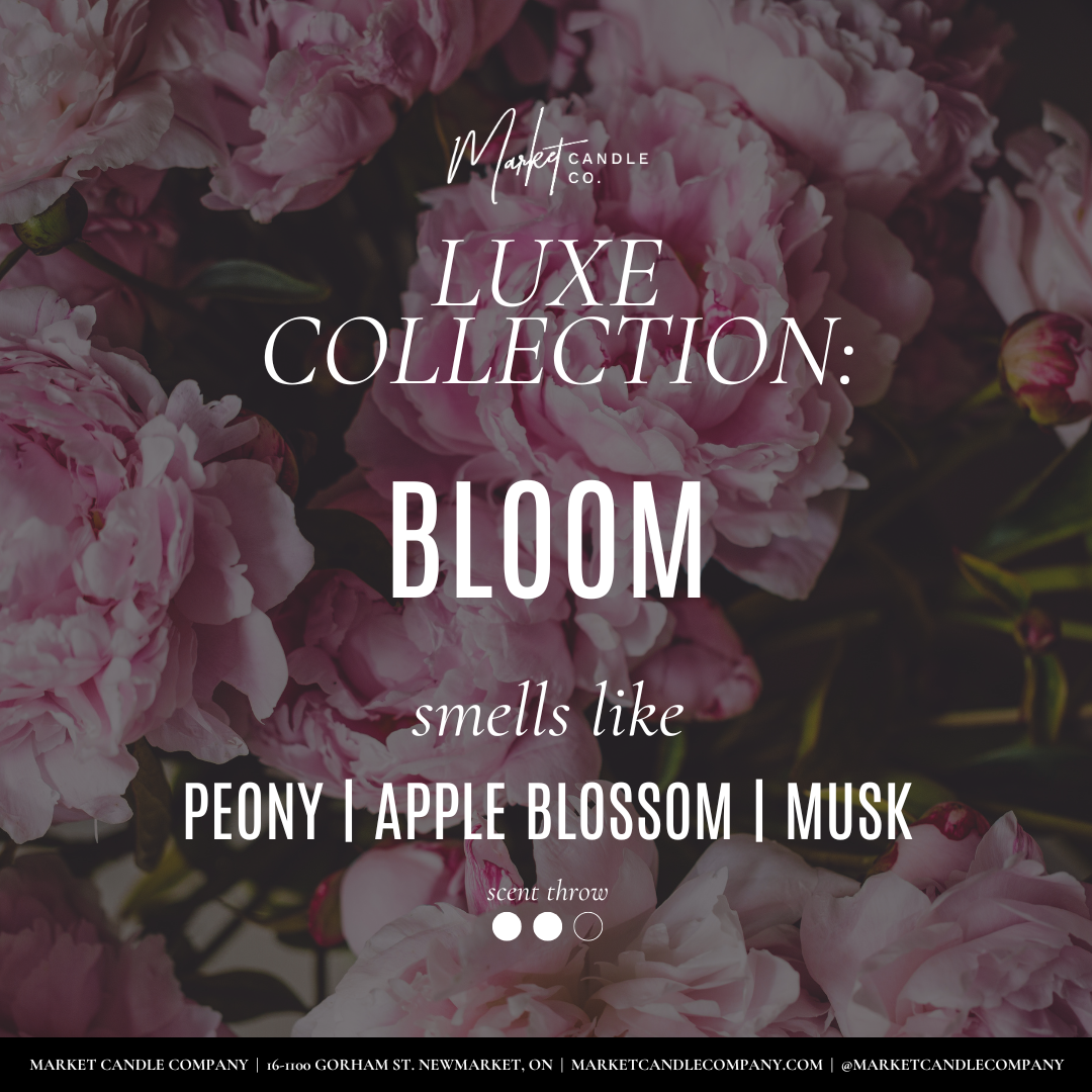 BLOOM SOY WAX CANDLE - LUXE VESSEL WITH BOX