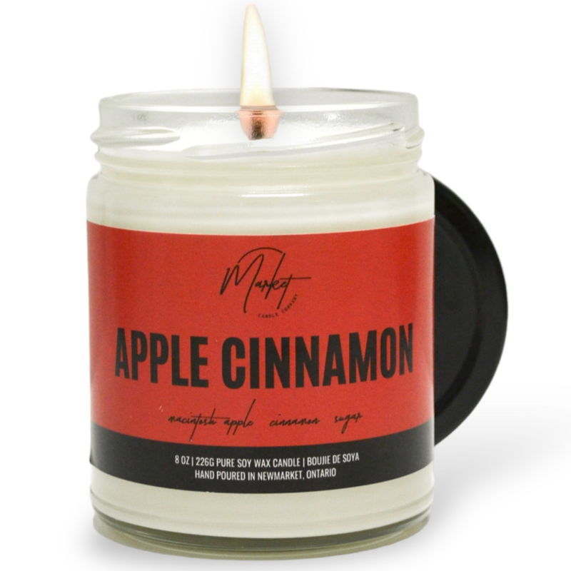 APPLE CINNAMON SOY CANDLE