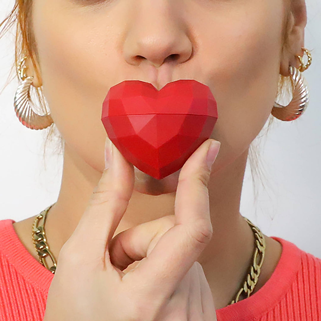 RED HEART CINNAMON LIP BALM