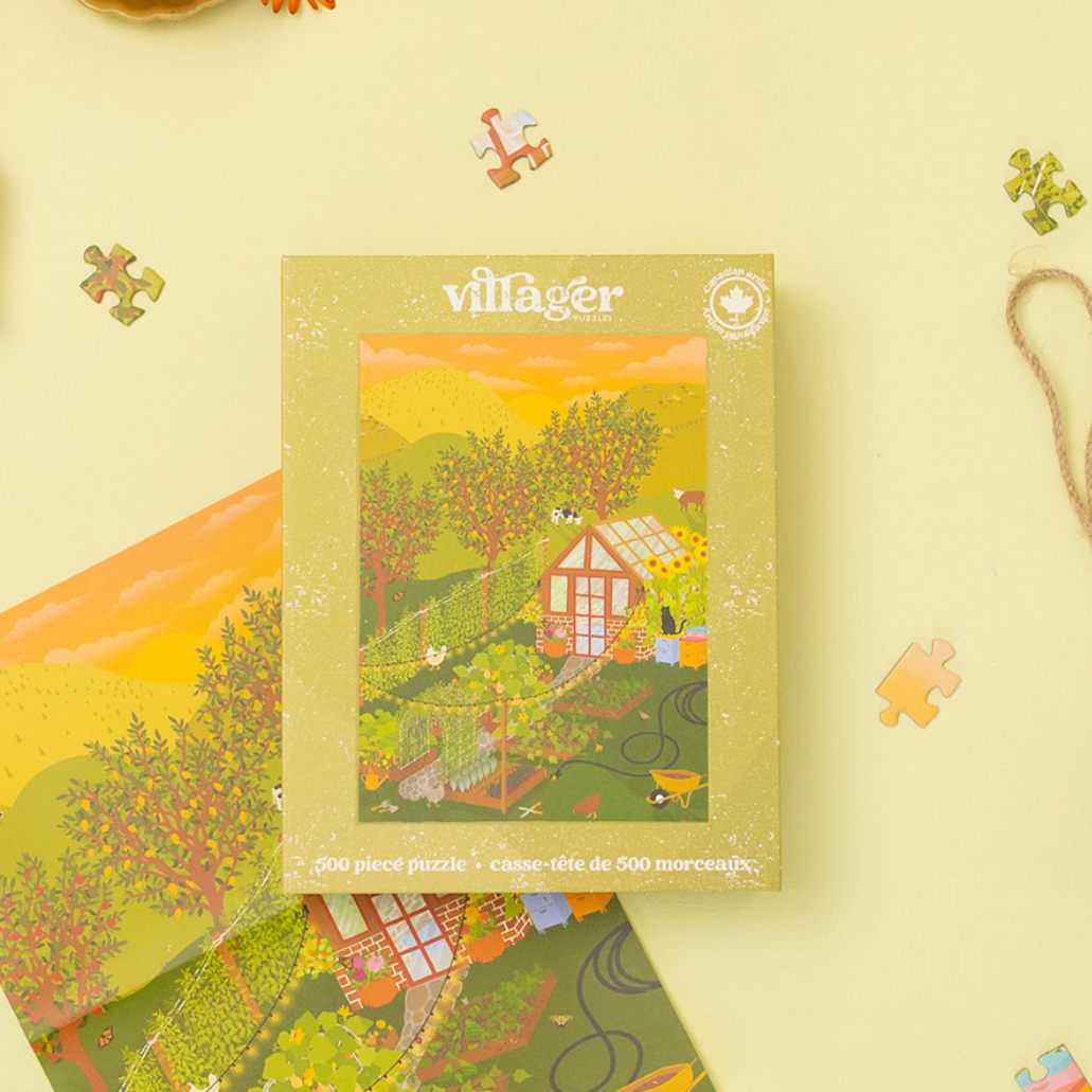 HOBBY FARM - 500 PIECE VILLAGER PUZZLE