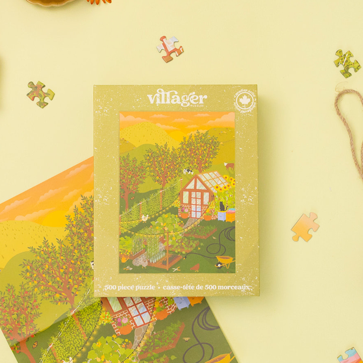 HOBBY FARM - 500 PIECE VILLAGER PUZZLE