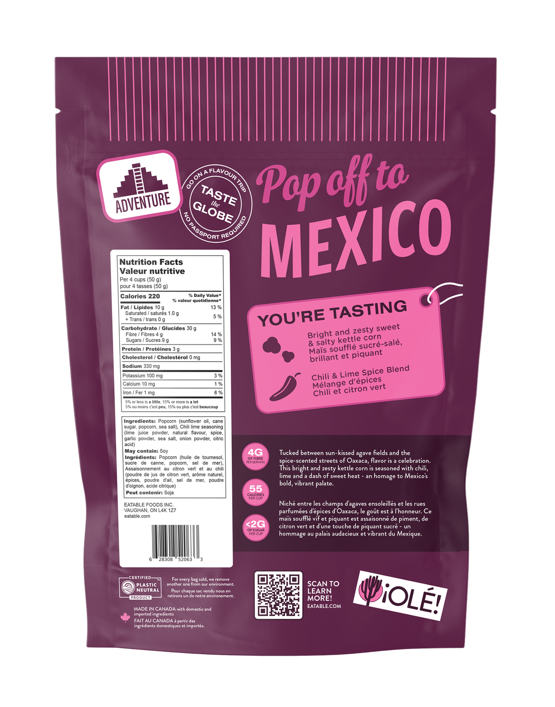 SWEET CHILI HEAT - EATABLE POPCORN