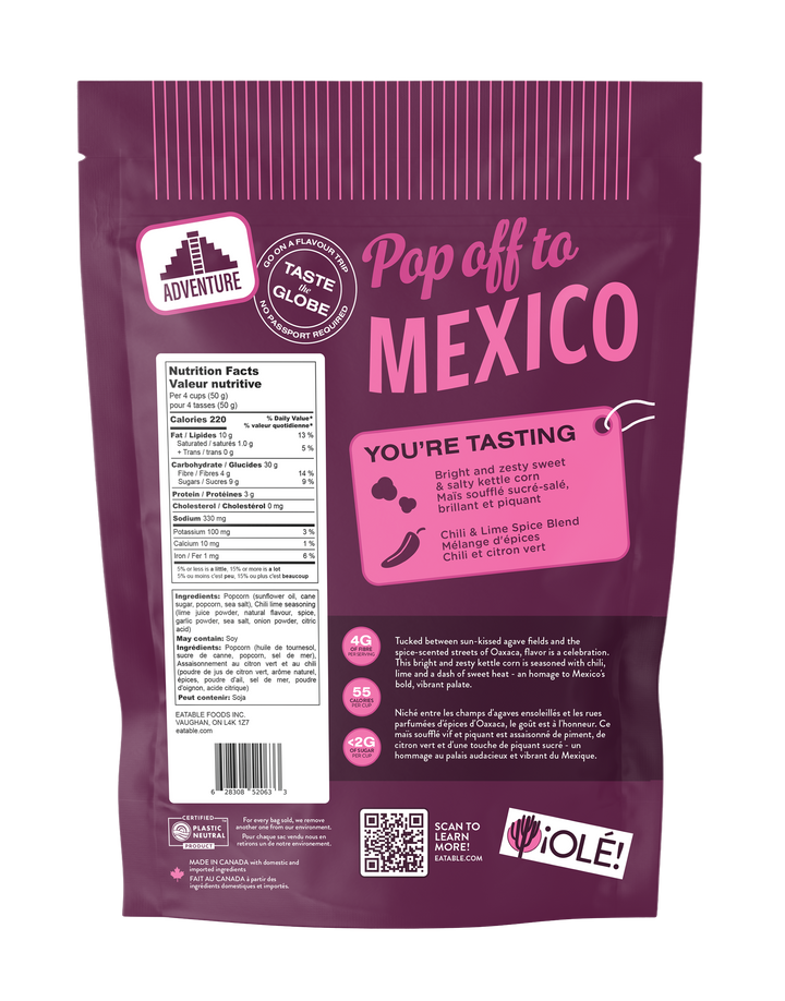 SWEET CHILI HEAT - EATABLE POPCORN