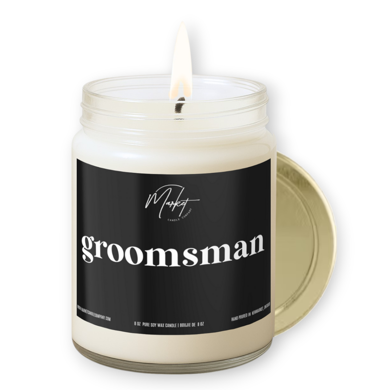 GROOMSMAN - SOY CANDLE