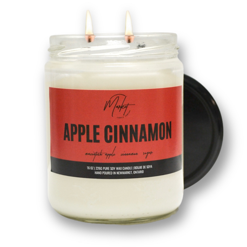 APPLE CINNAMON SOY CANDLE