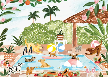 POOL PARTY - 250 PIECE VILLAGER PUZZLE