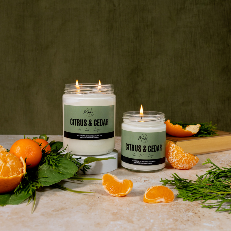 CITRUS & CEDAR SOY CANDLE