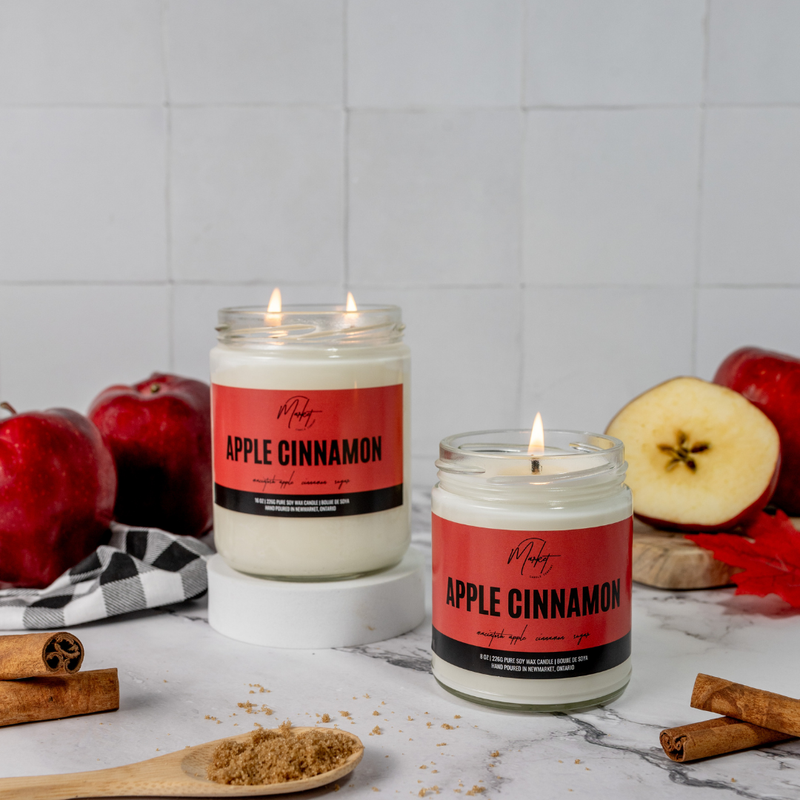 APPLE CINNAMON SOY CANDLE