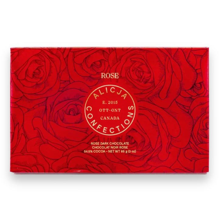 ROSE DARK CHOCOLATE POSTCARD