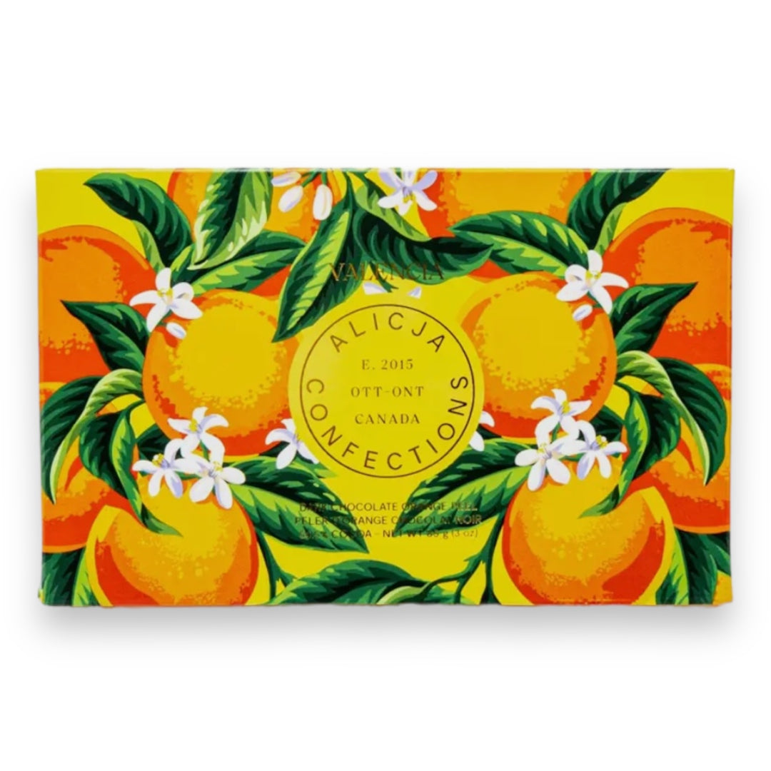 VALENCIA DARK CHOCOLATE POSTCARD