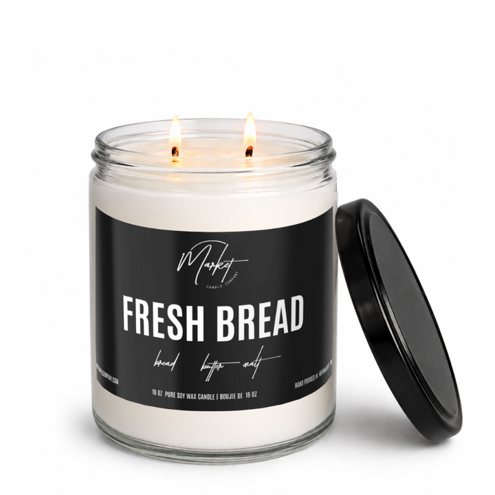 FRESH BREAD SOY WAX CANDLE