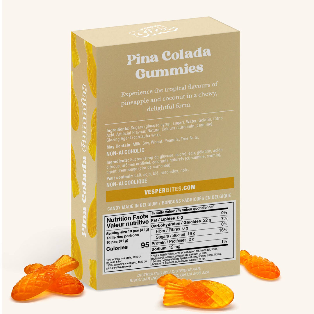 PINA COLADA GUMMIES (ALCOHOL FREE)