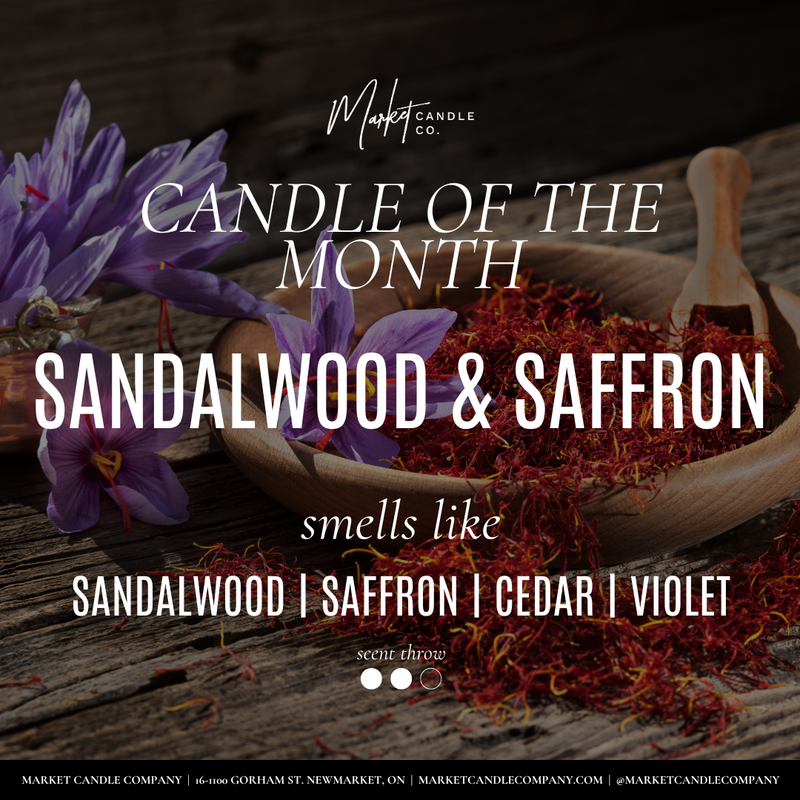 COTM - SEPTEMBER - SANDALWOOD & SAFFRON