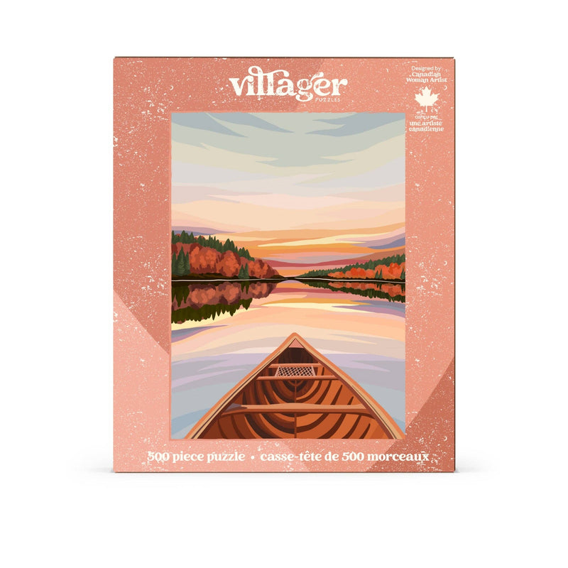 CANOEING AT DAWN - VILLAGER PUZZLES