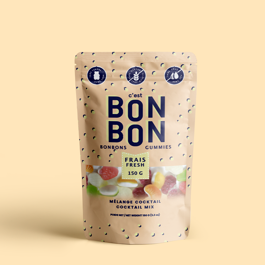 PRÉPARATION POUR COCKTAIL - BONBONS GÉLIFIÉS
