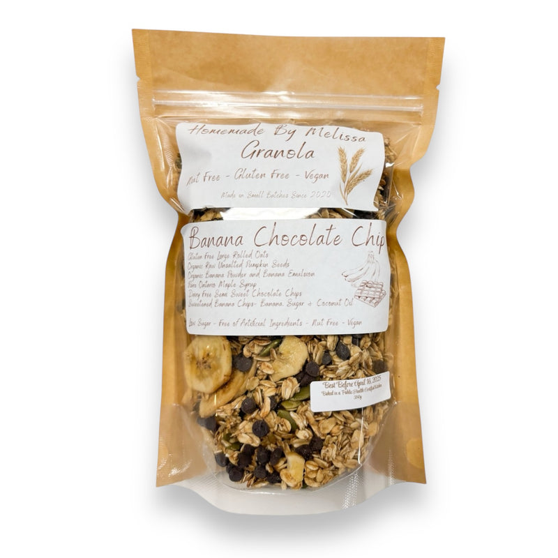 BANANA CHOCOLATE CHIP GRANOLA