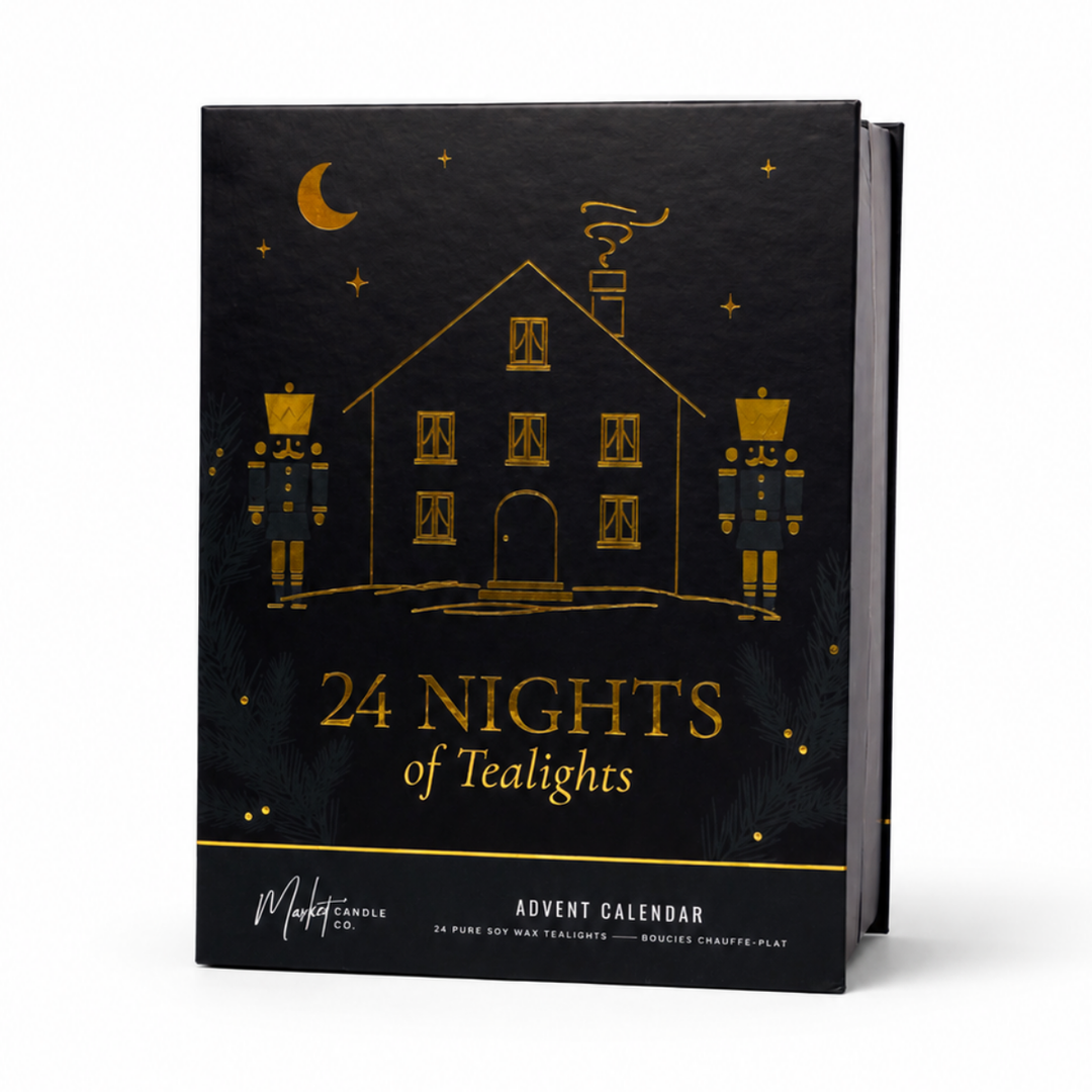TEALIGHT ADVENT CALENDAR - 24 NIGHTS OF TEALIGHTS