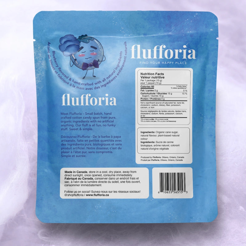 BLUEBEARY - ORGANIC COTTON CANDY