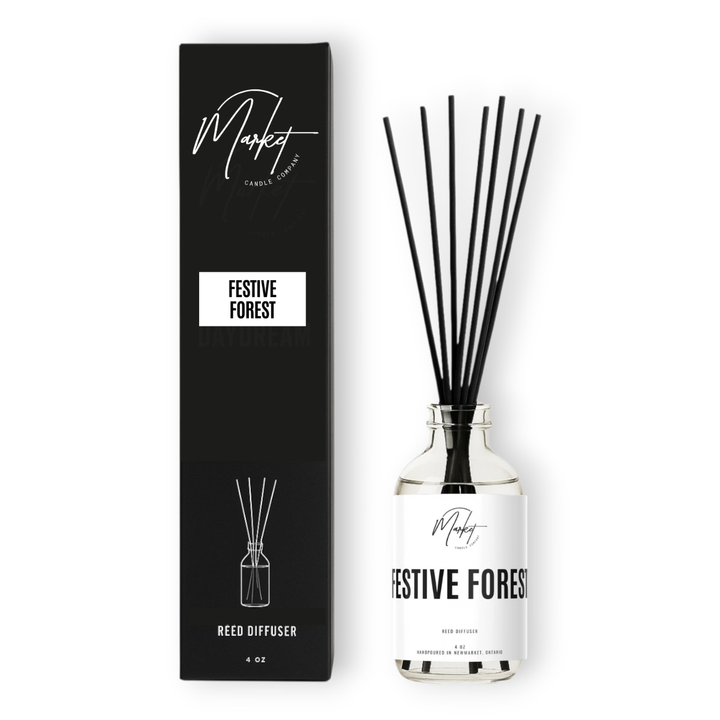 FESTIVE FOREST DIFFUSER REEDS - WHITE LABEL