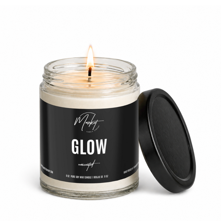 GLOW - UNSCENTED SOY CANDLE
