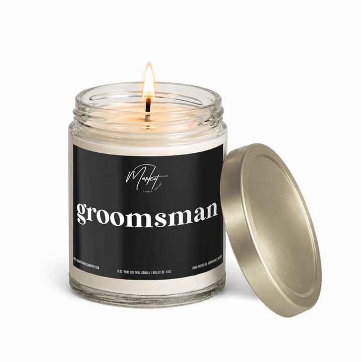GROOMSMAN - SOY CANDLE