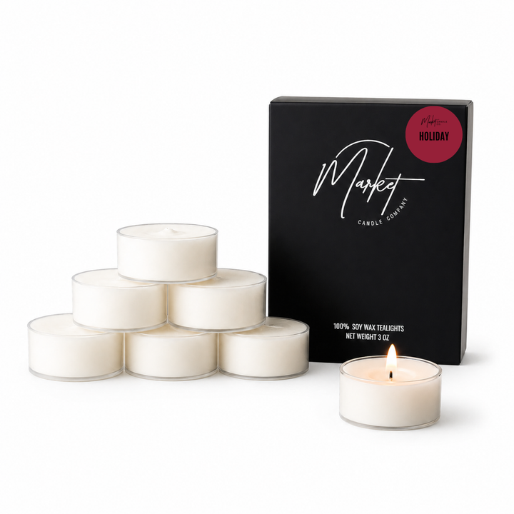 HOLIDAY SOY TEALIGHTS - 6 PACK